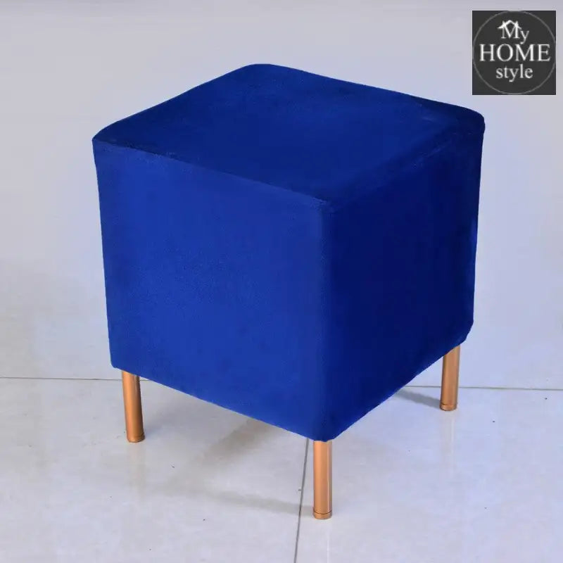 Wooden stool With Steel Stand -296 - myhomestyle.pk